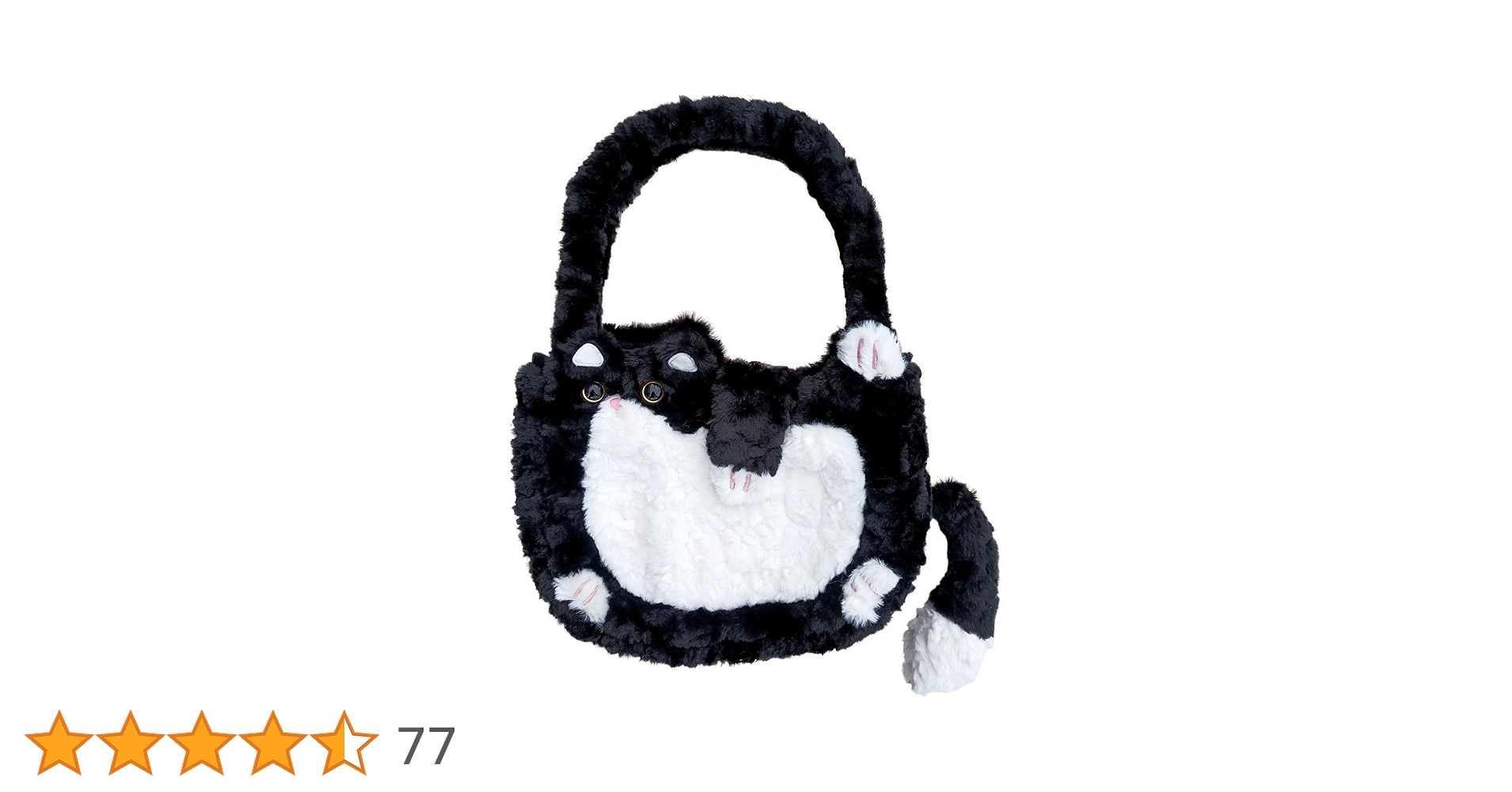 Amazon | [HUIJUFU] 女性のリアルなふわふわぬいぐるみ猫の形の